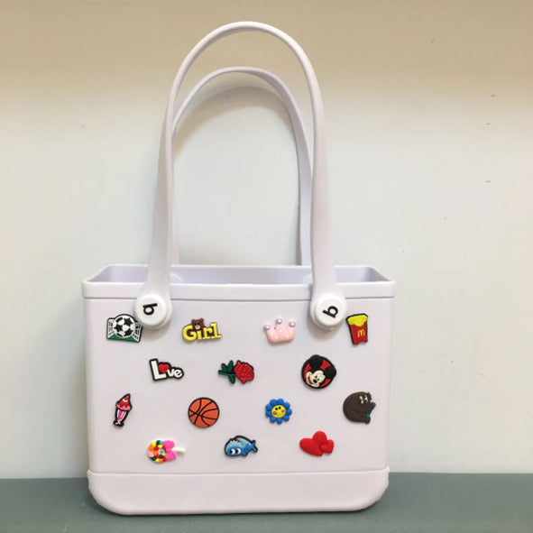White Crocs Tote Bag